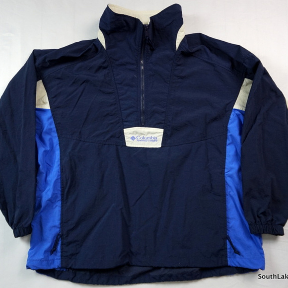 columbia pullover rain jacket